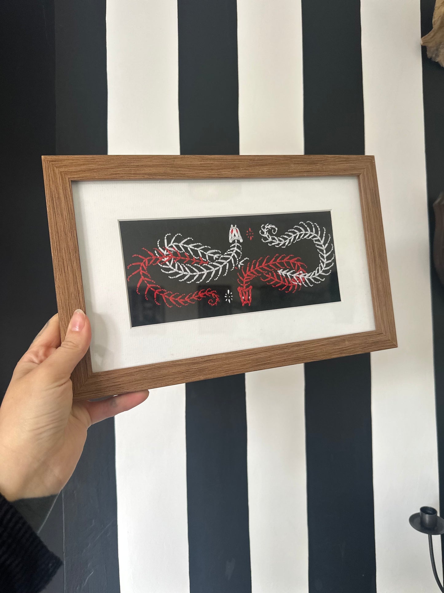 EMBROIDERED TAXIDERMY SNAKES