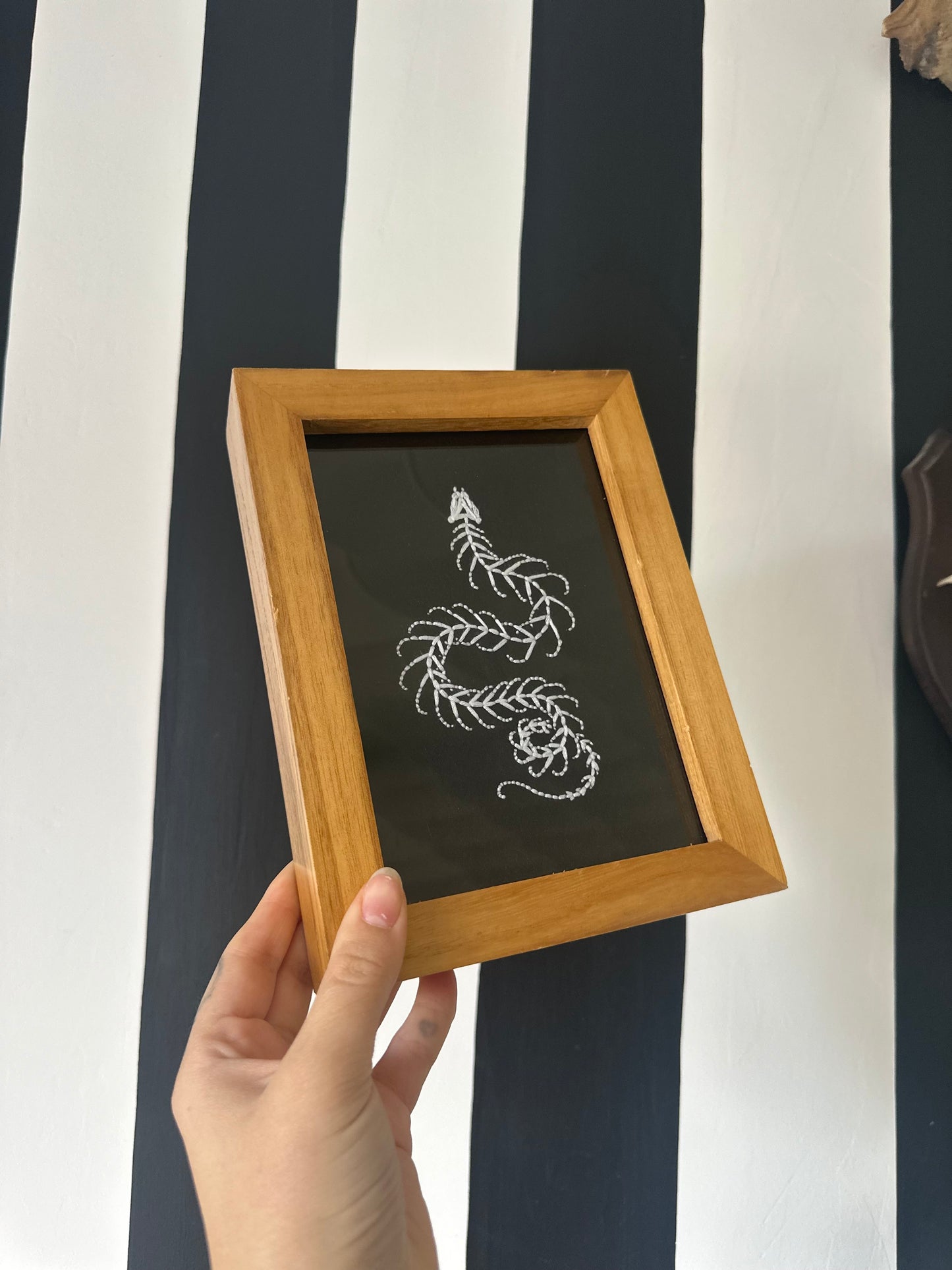 EMBROIDERED TAXIDERMY SNAKE