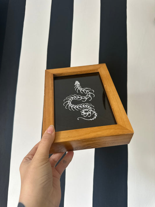 EMBROIDERED TAXIDERMY SNAKE