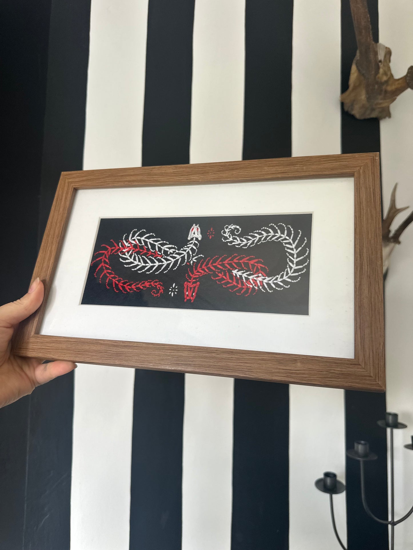 EMBROIDERED TAXIDERMY SNAKES