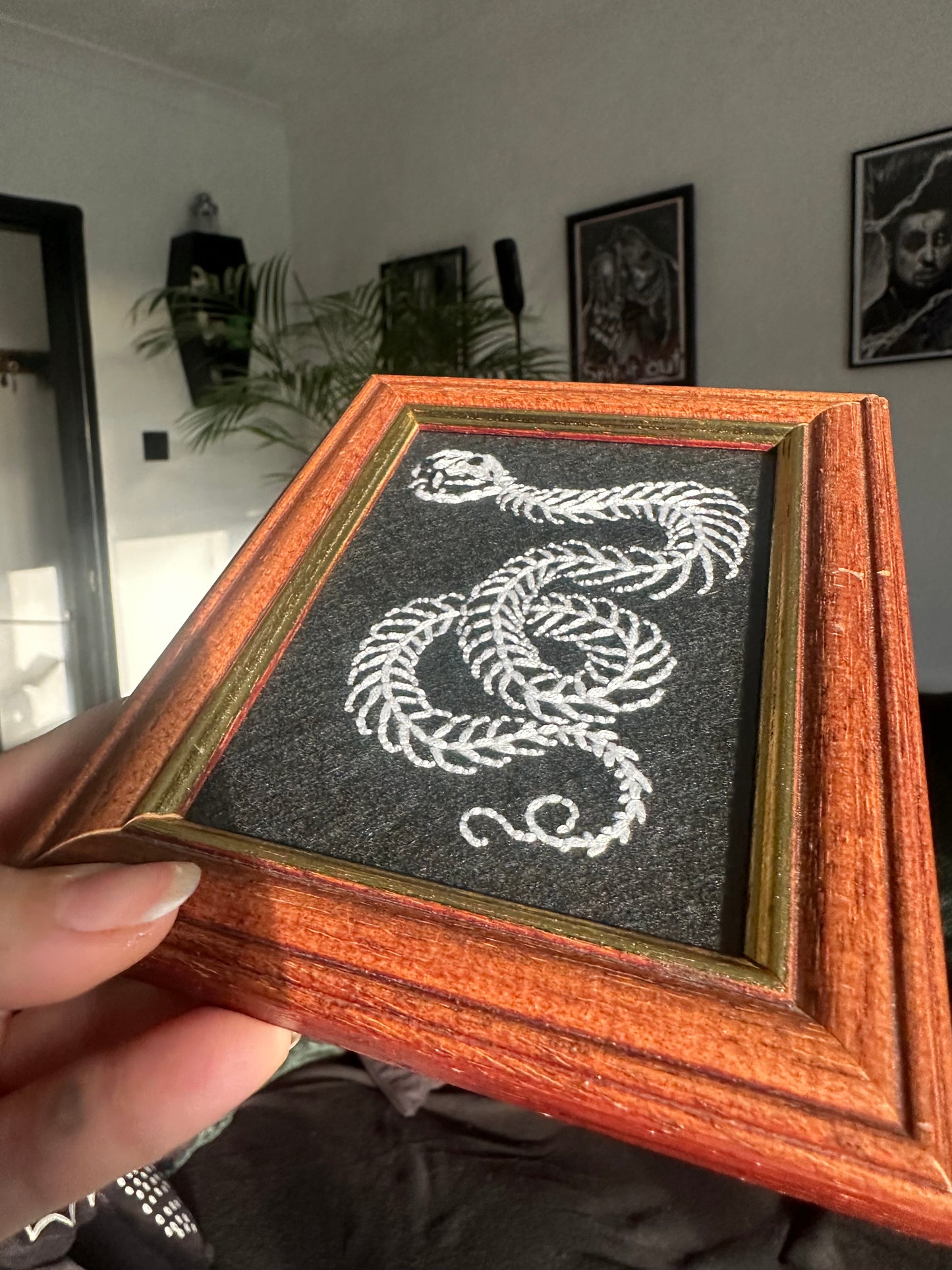 EMBROIDERED TAXIDERMY SNAKE