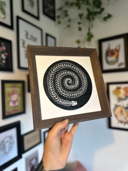 EMBROIDERED TAXIDERMY SNAKE