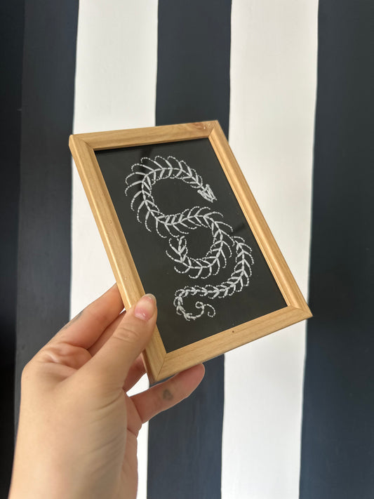 EMBROIDERED TAXIDERMY SNAKE