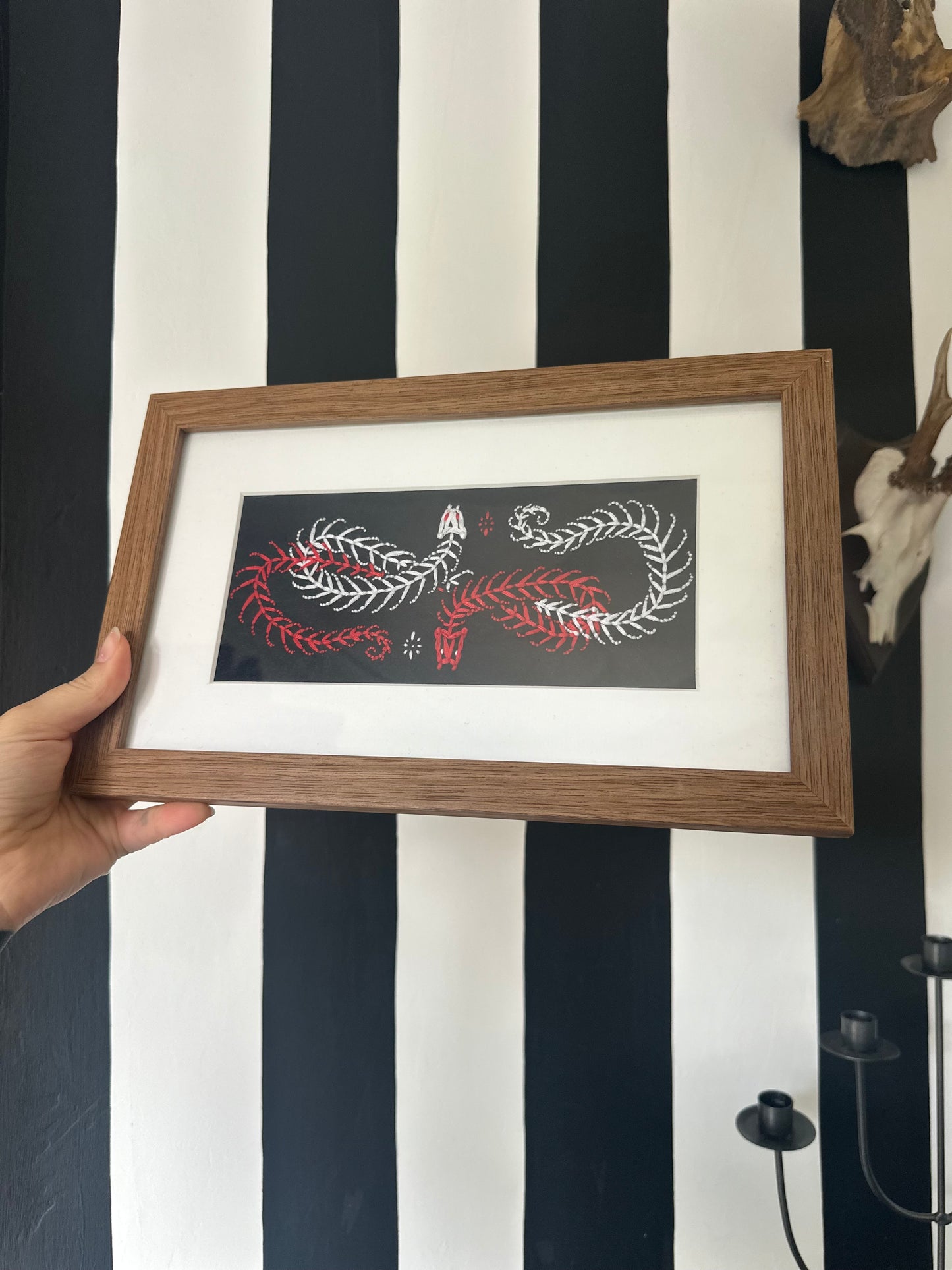 EMBROIDERED TAXIDERMY SNAKES