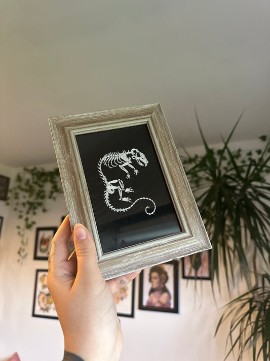 EMBROIDERED TAXIDERMY RAT