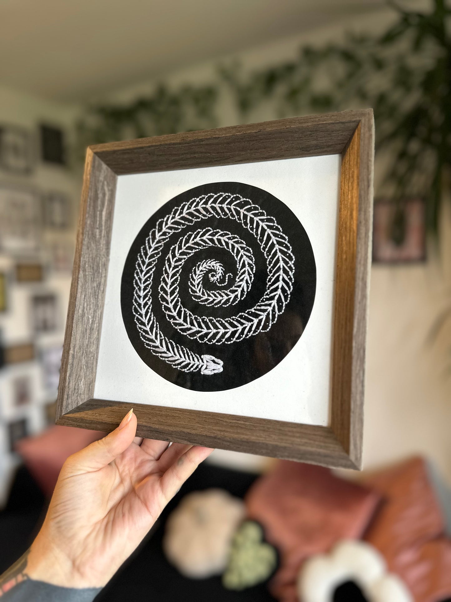 EMBROIDERED TAXIDERMY SNAKE