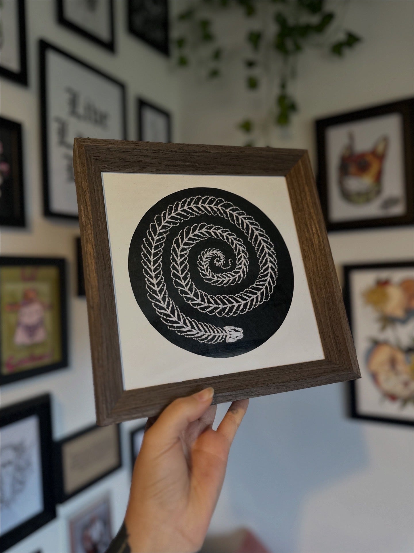 EMBROIDERED TAXIDERMY SNAKE