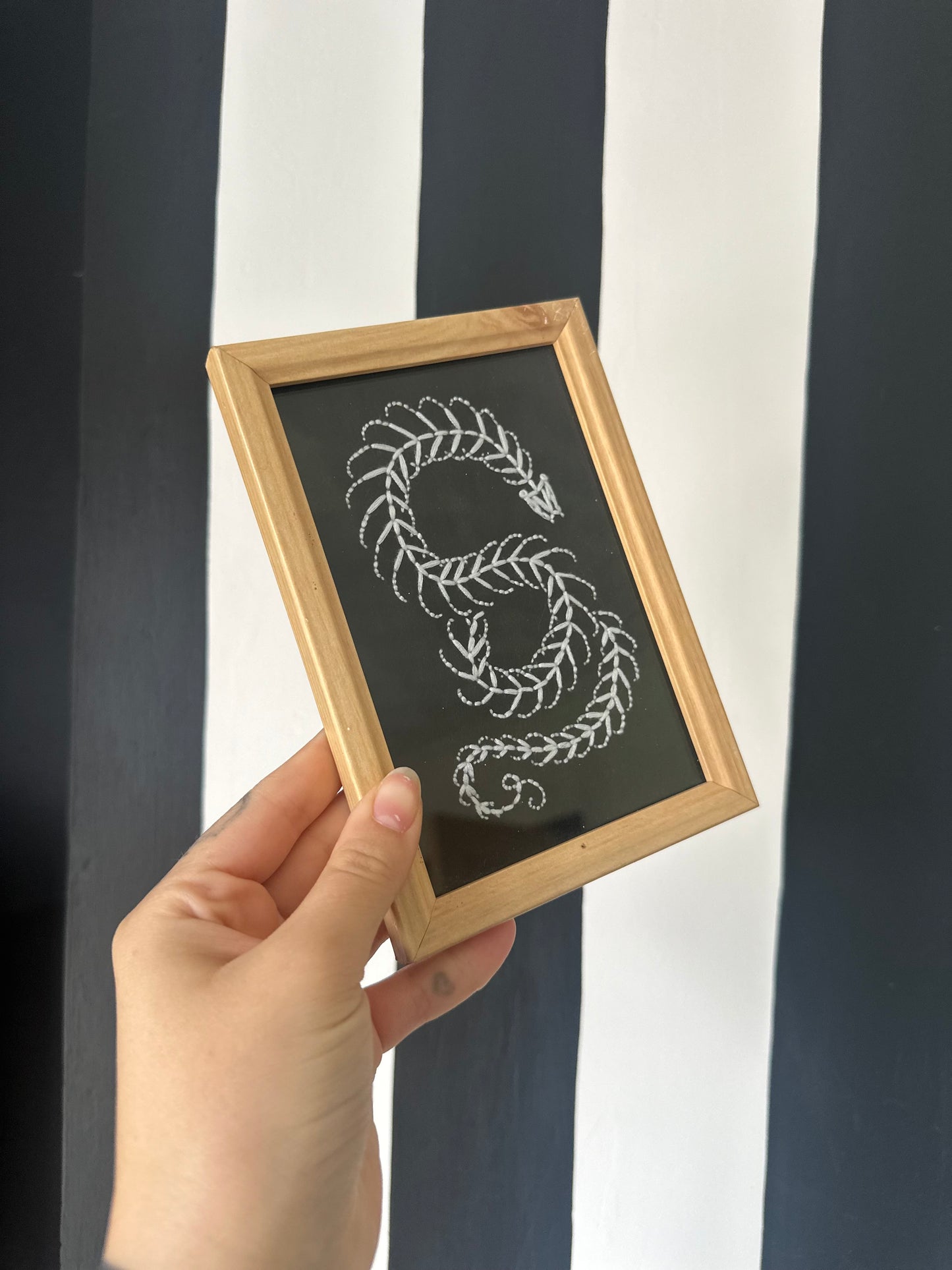 EMBROIDERED TAXIDERMY SNAKE