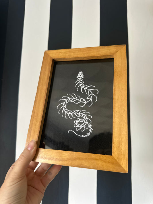 EMBROIDERED TAXIDERMY SNAKE