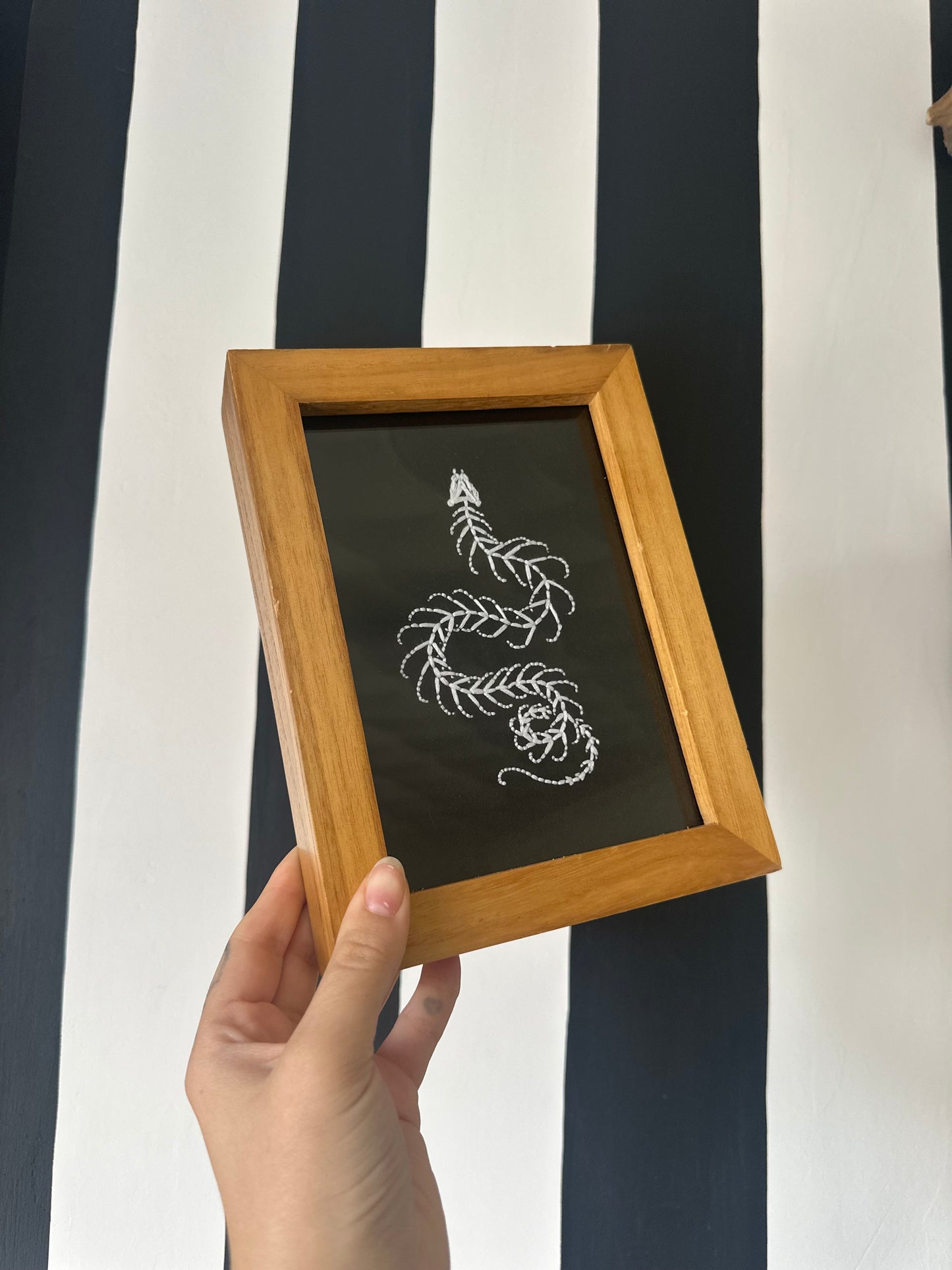 EMBROIDERED TAXIDERMY SNAKE