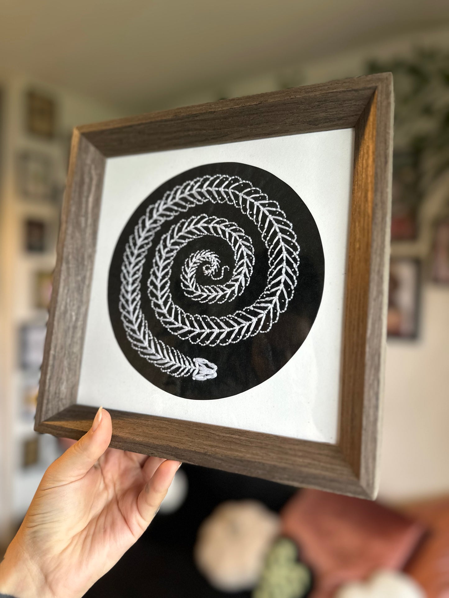 EMBROIDERED TAXIDERMY SNAKE