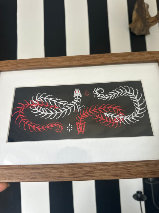 EMBROIDERED TAXIDERMY SNAKES