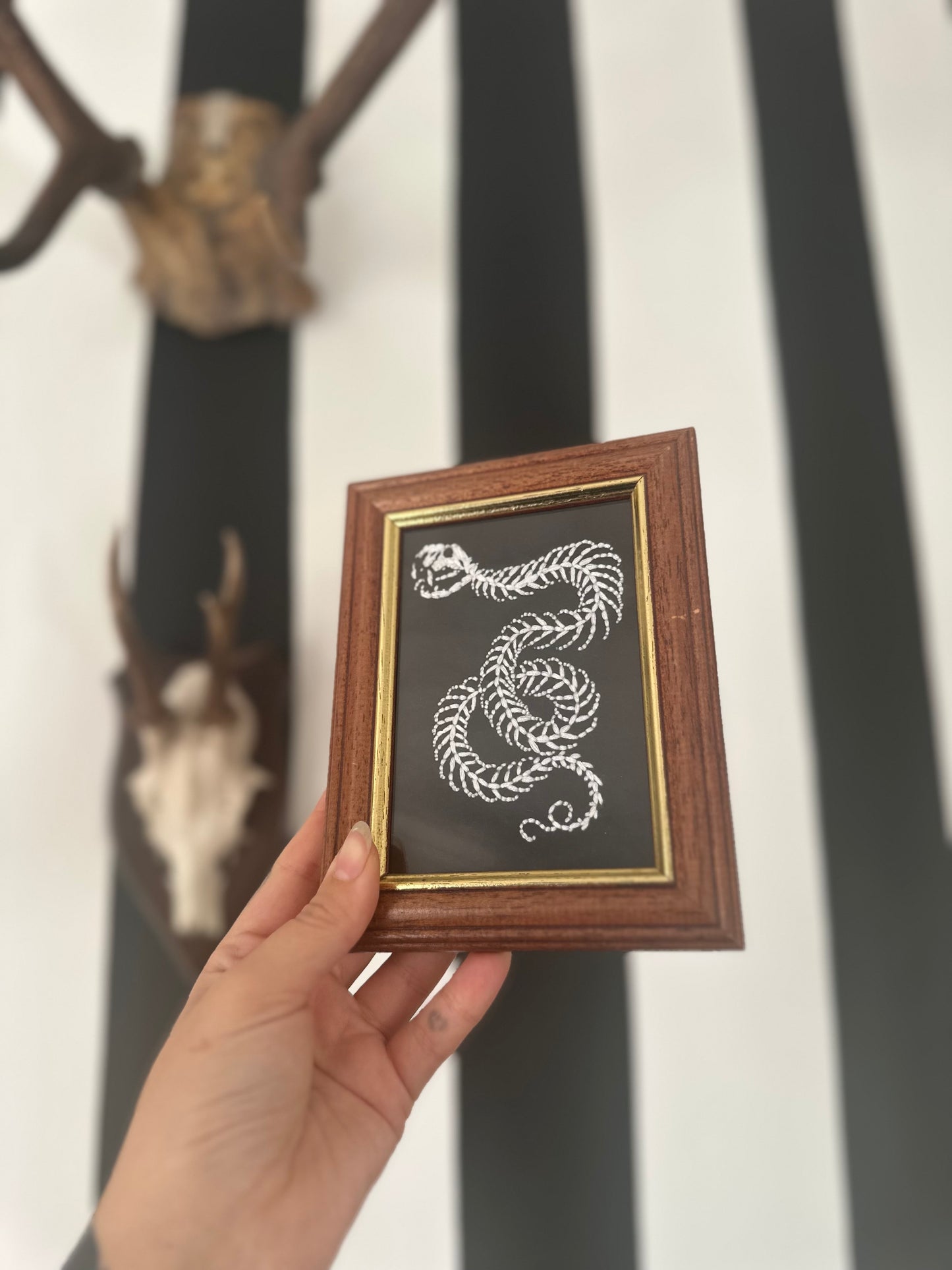 EMBROIDERED TAXIDERMY SNAKE